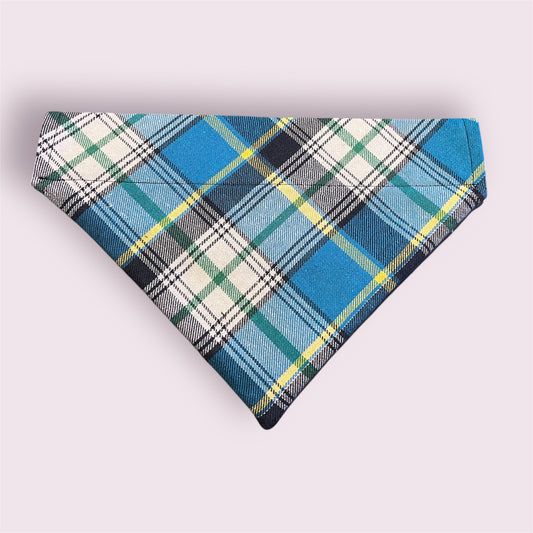 Blue and yellow Tartan