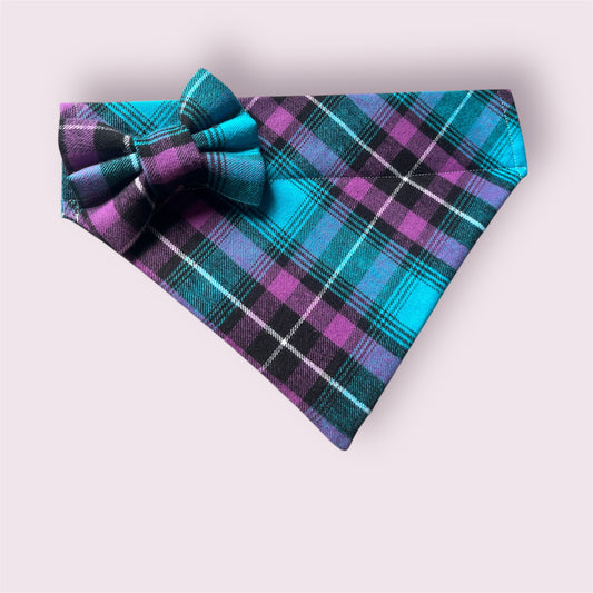Purple and Blue tartan