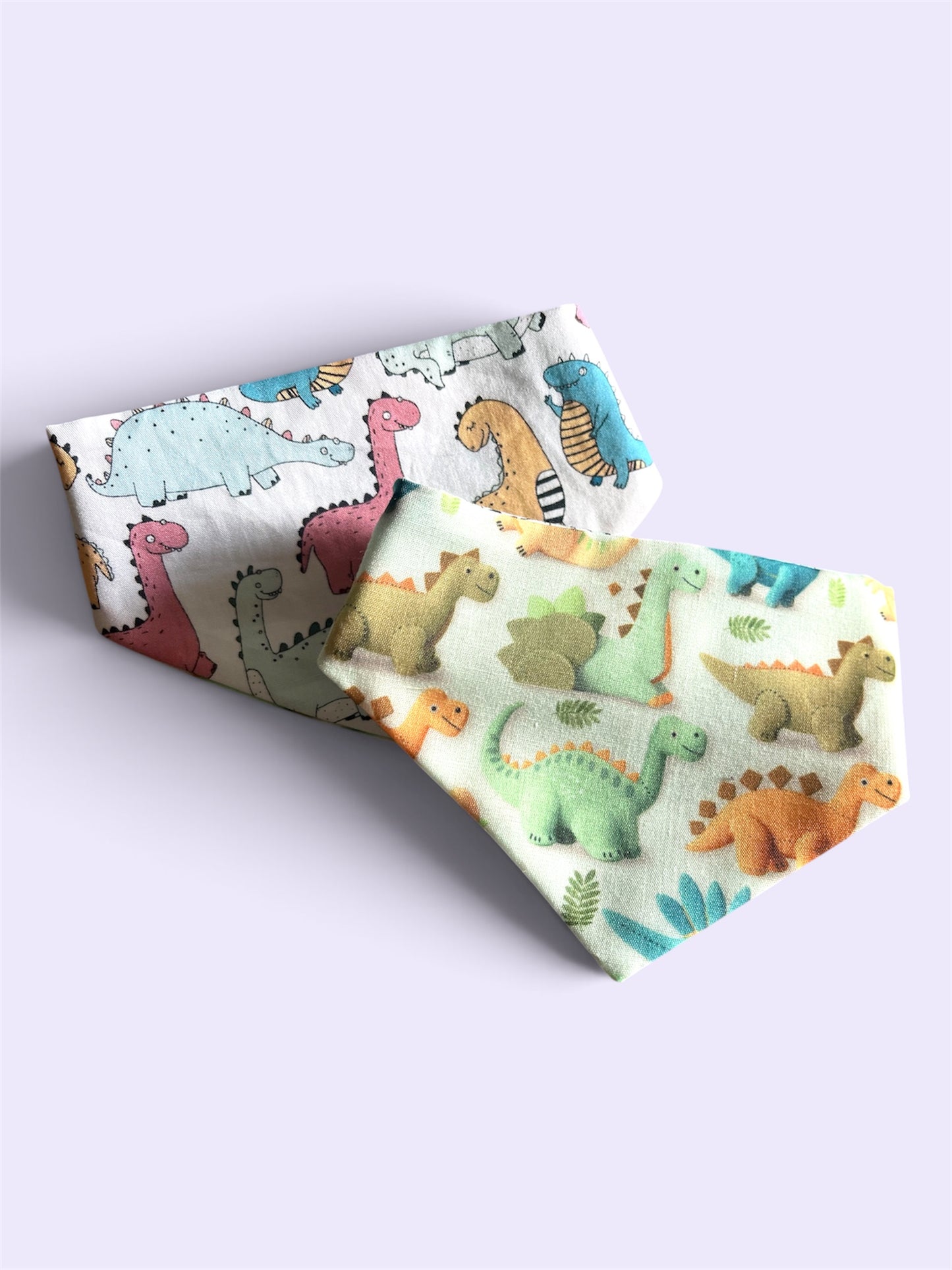 Double sided dino scrunchie