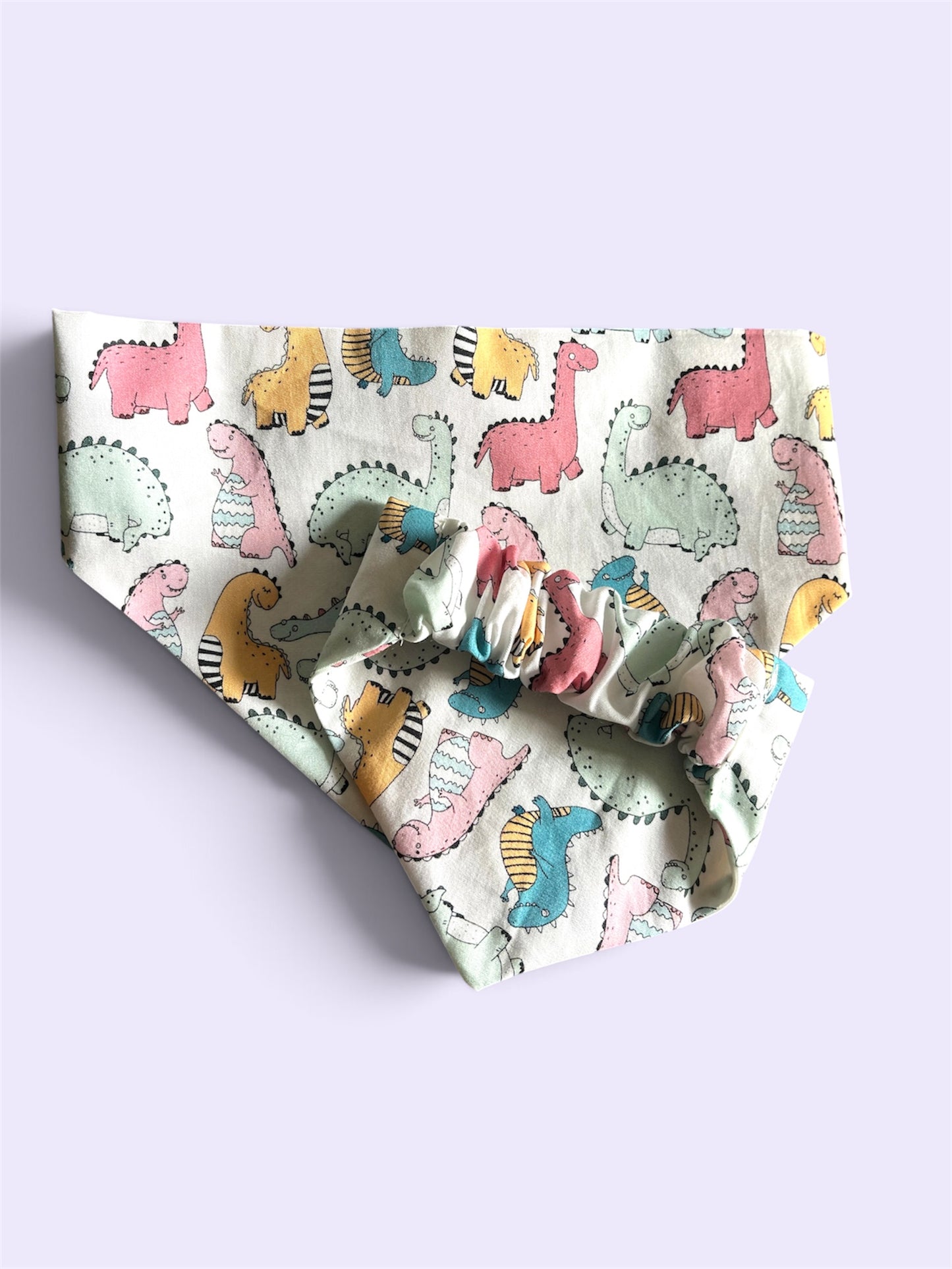 DINOmite scrunchie bandana