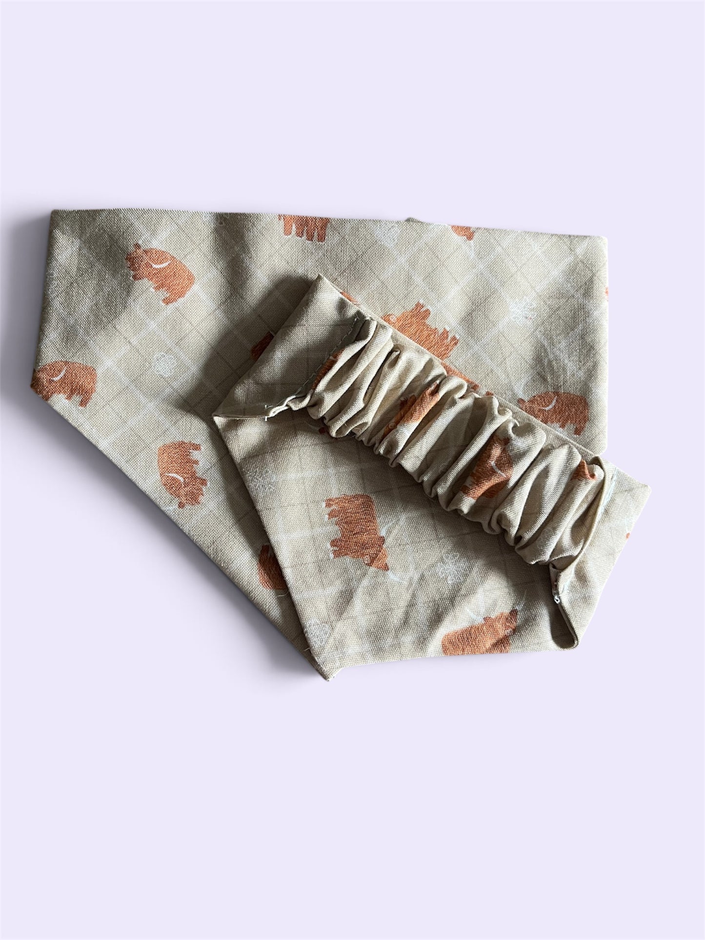 Highland cow scrunchie